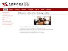 Tablet Screenshot of handshake.at
