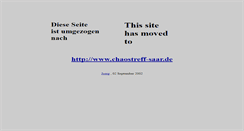 Desktop Screenshot of chaos-saar.handshake.de